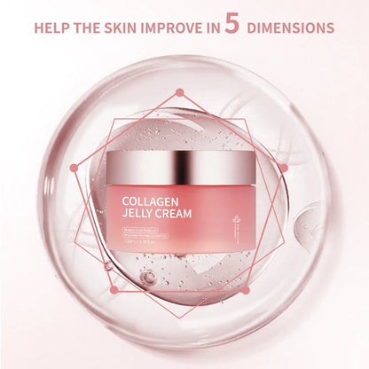Collagen Jelly Cream Niacinamide Tightening Soothing Anti-Aging Firmness Hydration Nourishes Moisturizes Facial Skin Care Face