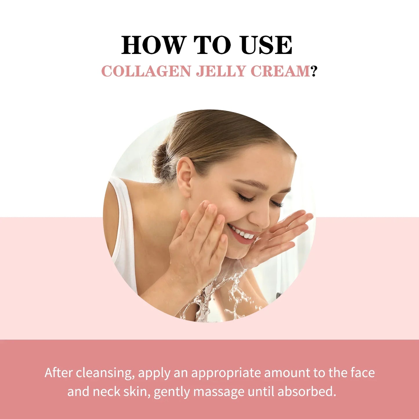 Collagen Jelly Cream Niacinamide Tightening Soothing Anti-Aging Firmness Hydration Nourishes Moisturizes Facial Skin Care Face