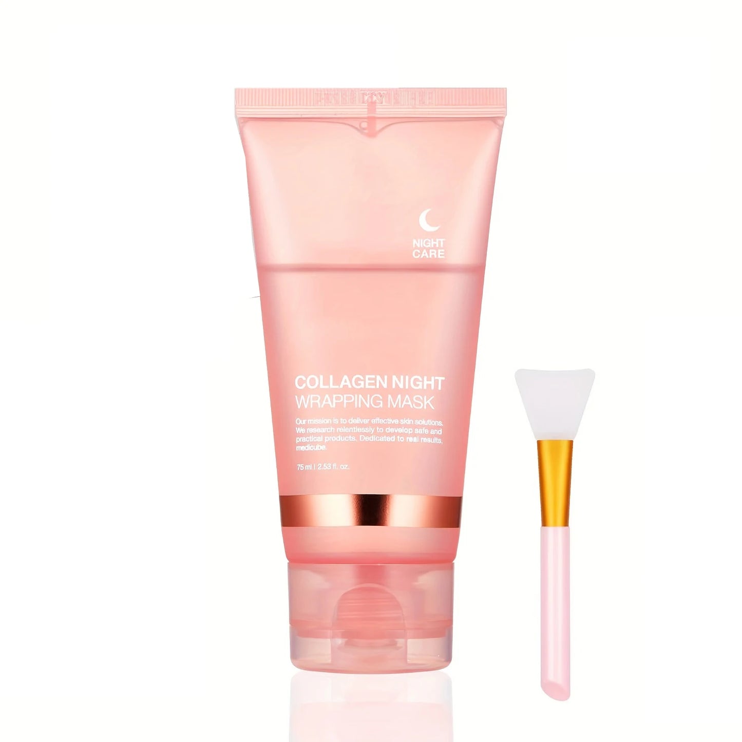 2 Pack Night Repair Collagen Peel-Off Masks with 2 Brushes - Deep Cleansing, Hydrating, Brightening,for Mother's Day &Easter