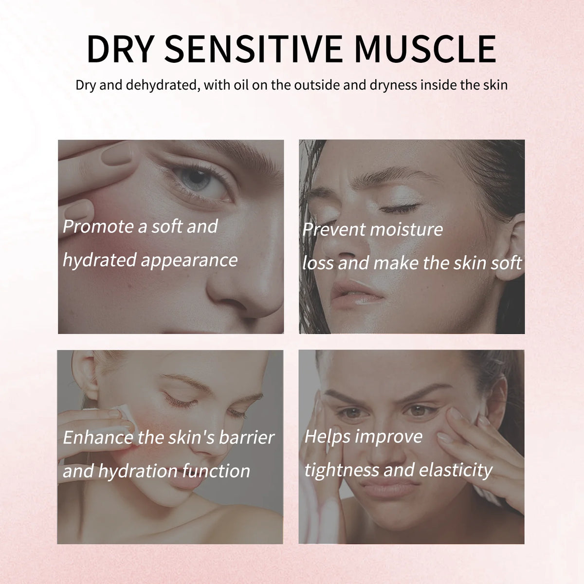 Collagen Jelly Cream Niacinamide Tightening Soothing Anti-Aging Firmness Hydration Nourishes Moisturizes Facial Skin Care Face