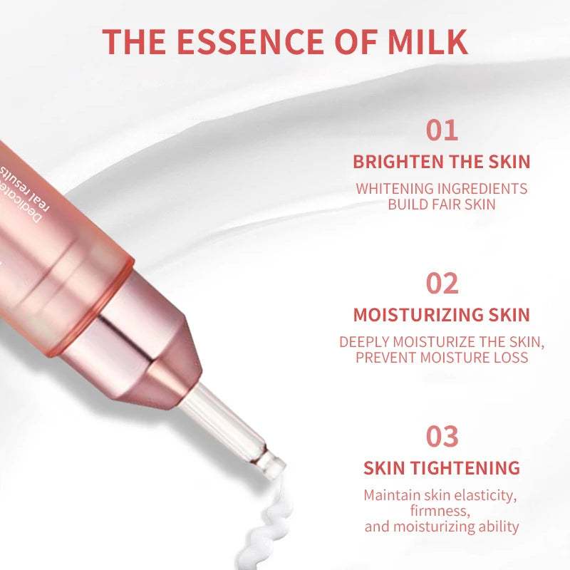 Collagen Glow Booster Milk Protein Extract Serum,Niacinamide Facial Radiance Hydrating Firming Essence,Korean Glass Skin Care