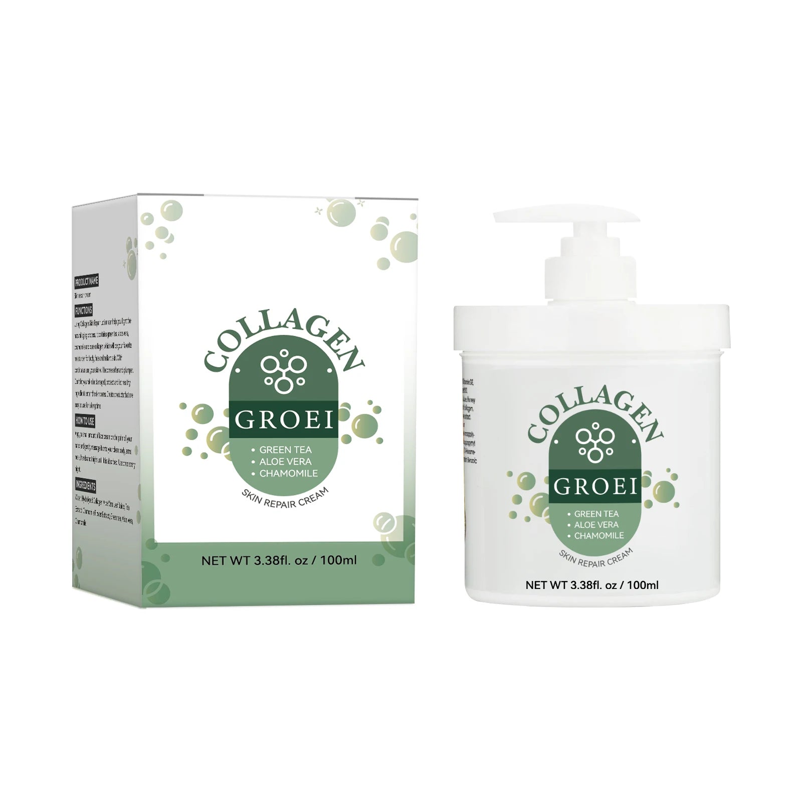 Collagen Jelly Cream Niacinamide Tightening Soothing Anti-Aging Firmness Hydration Nourishes Moisturizes Facial Skin Care Face